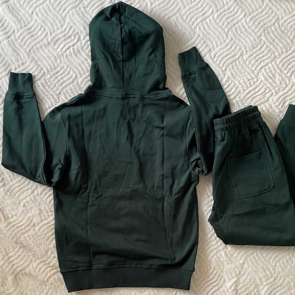 Draco Collection Dark Green Hoodie & Sweatpants Joggers - Picture 6 of 6